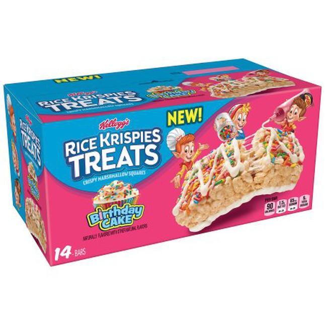 Birthday Cake Rice Krispies Treats