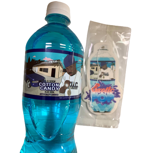 Exotic Pop DJ Screw Cotton Candy Blue Air Freshener Combo Pack