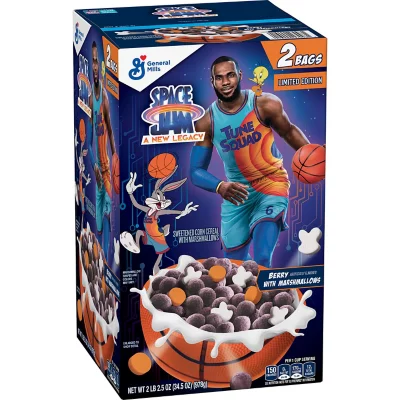 Space Jam Cereal, Berry with Marshmallows