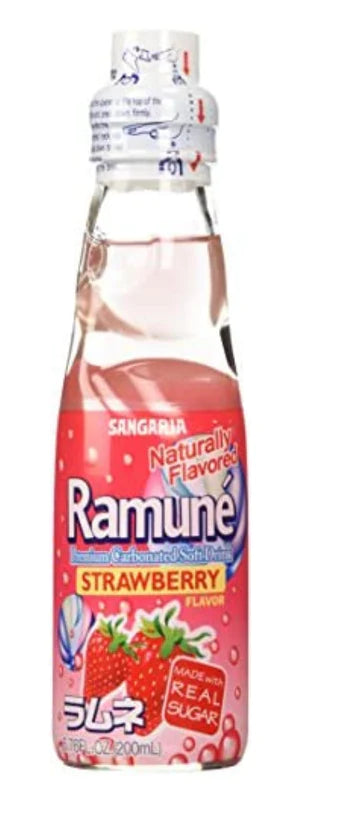 Ramune Strawberry Sangria Soda