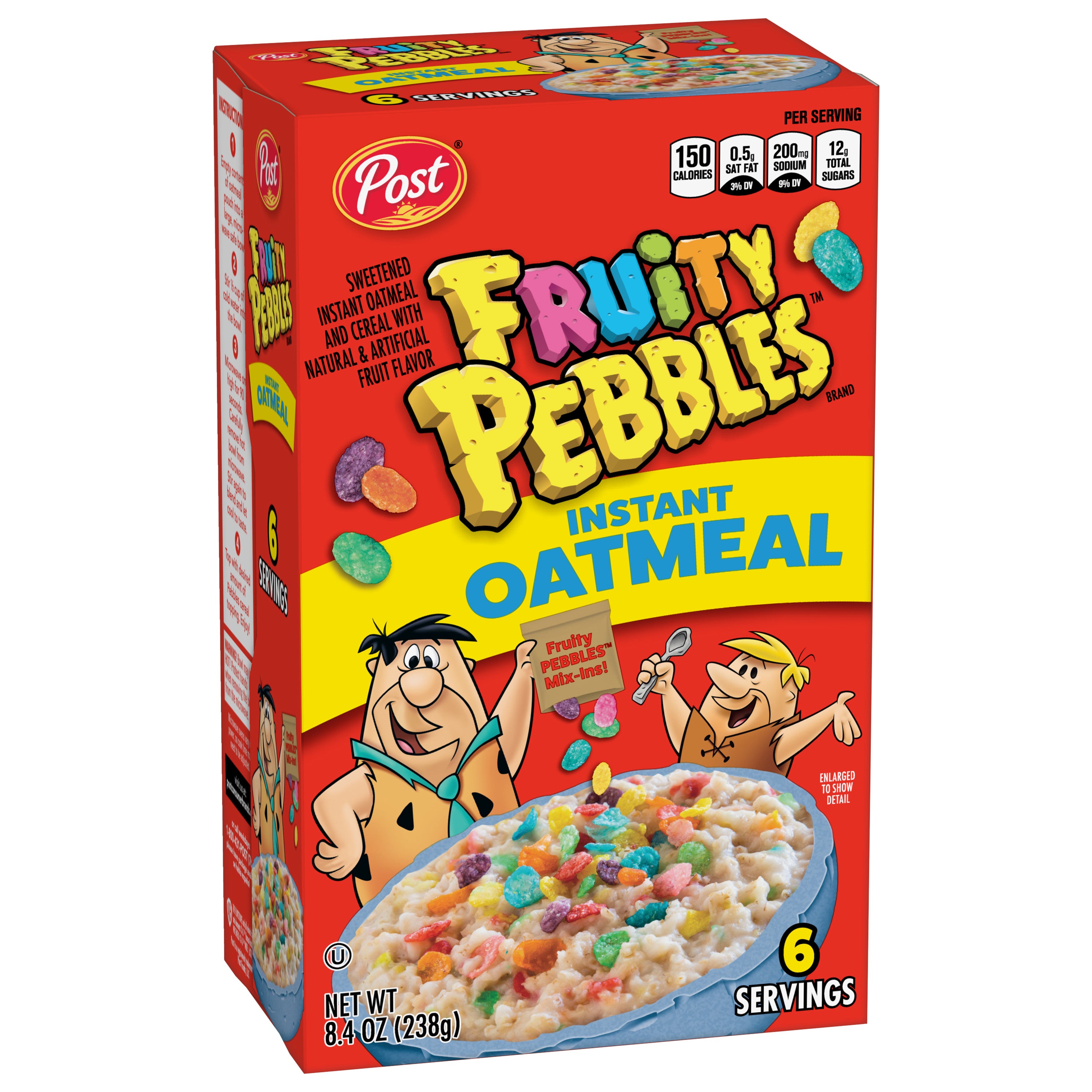 Fruity Pebble Instant Oatmeal