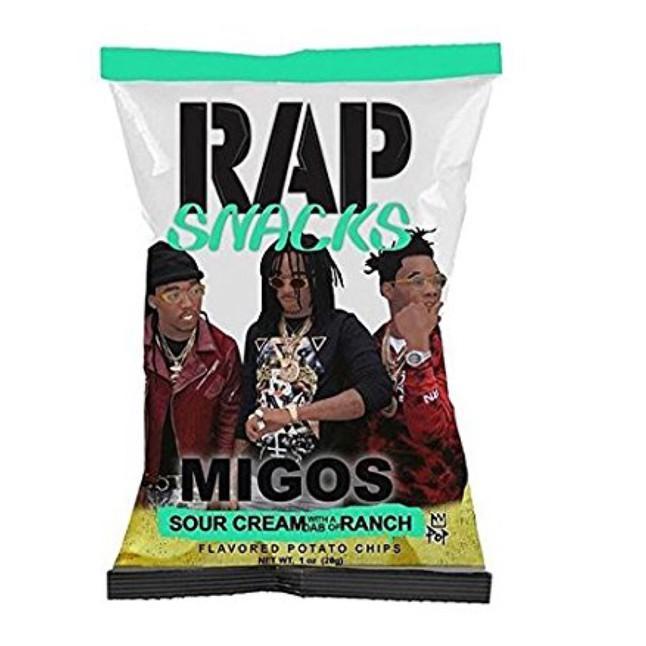 Rap Snacks Migos Sour Cream with a dab of Ranch