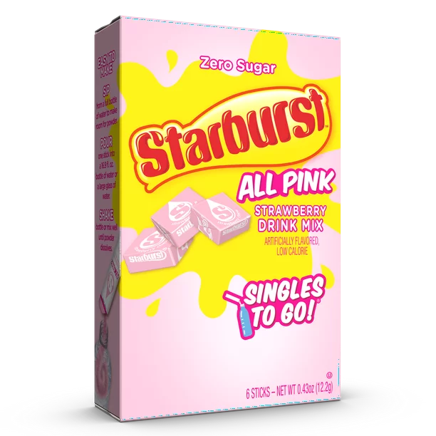 Starburst Strawberry Drink Mix