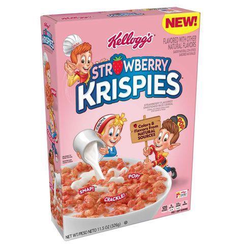 Strawberry Rice Krispies Cereal